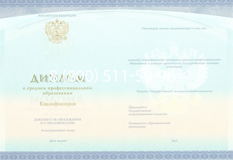Купить Диплом колледжа (Спецбланк) 2014-2024 года в Ачинске Купить Диплом колледжа (Спецбланк) 2014-2024 года в Ачинске
